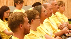 Campers in class