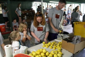 Campers learn to make lemonade