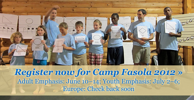 Register for Camp Fasola 2012!