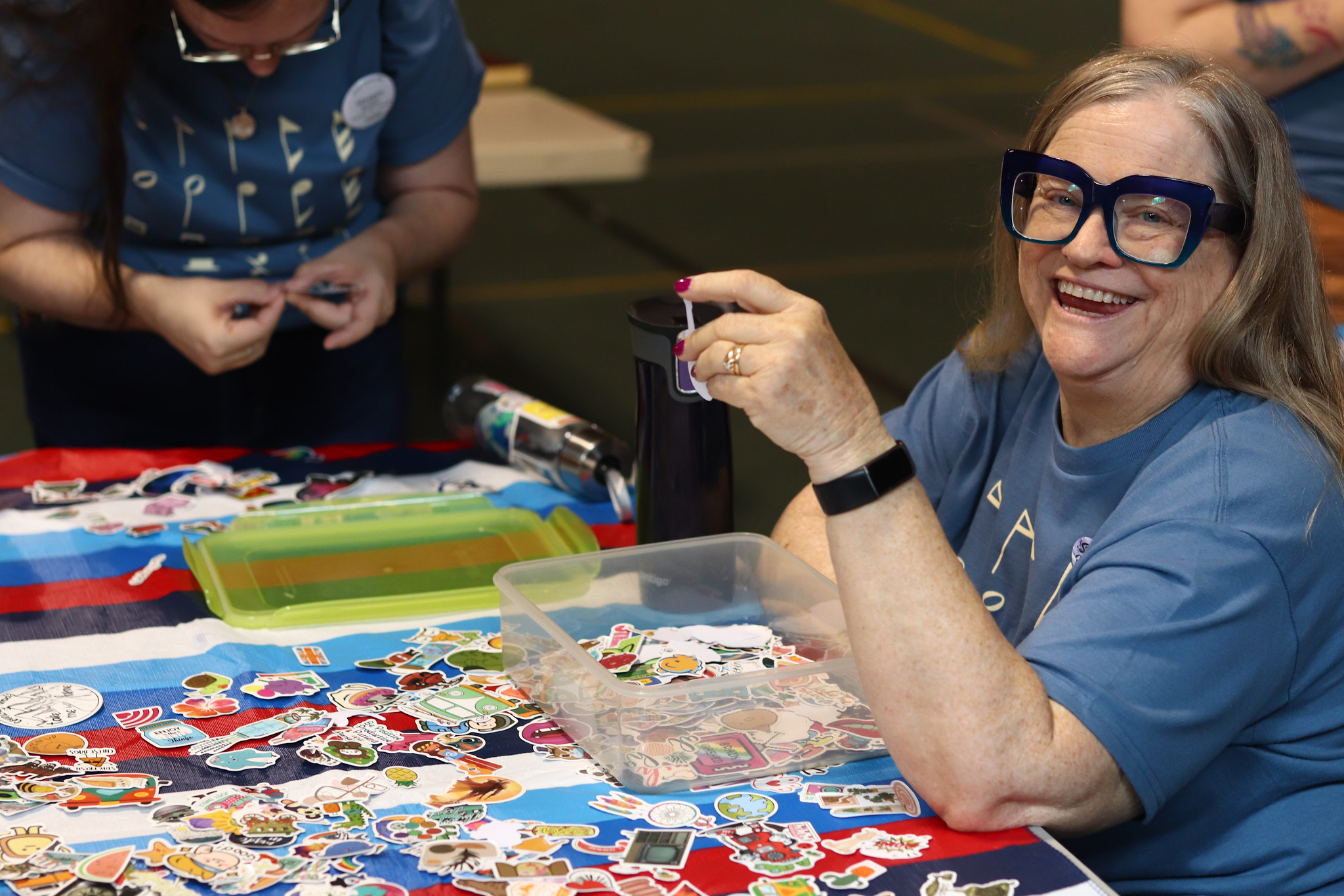 Camp features recreational activities such as crafts.